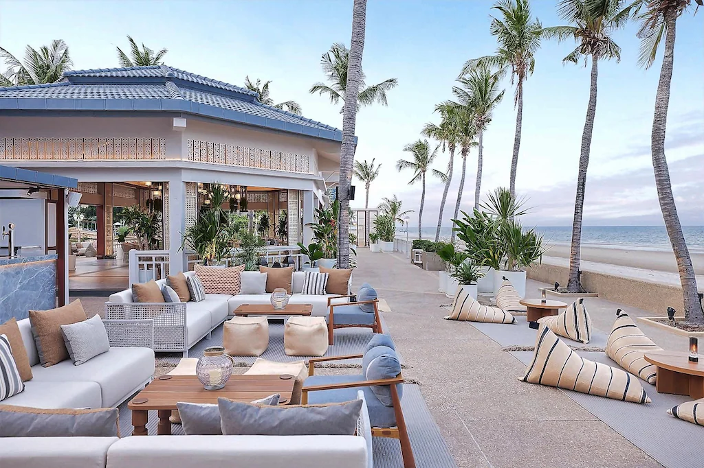 Dusit Thani Hua Hin fine dining restaurant at the beach