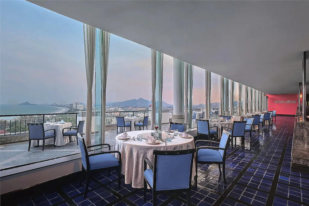 Hilton Hua Hin fine dining restaurant with beach view