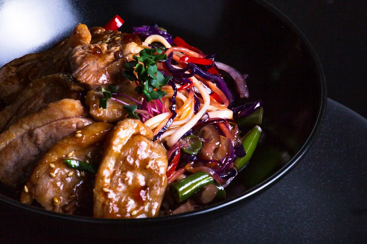 Khiao Jao Suea Phochana egg noodles with roast duck Hua Hin
