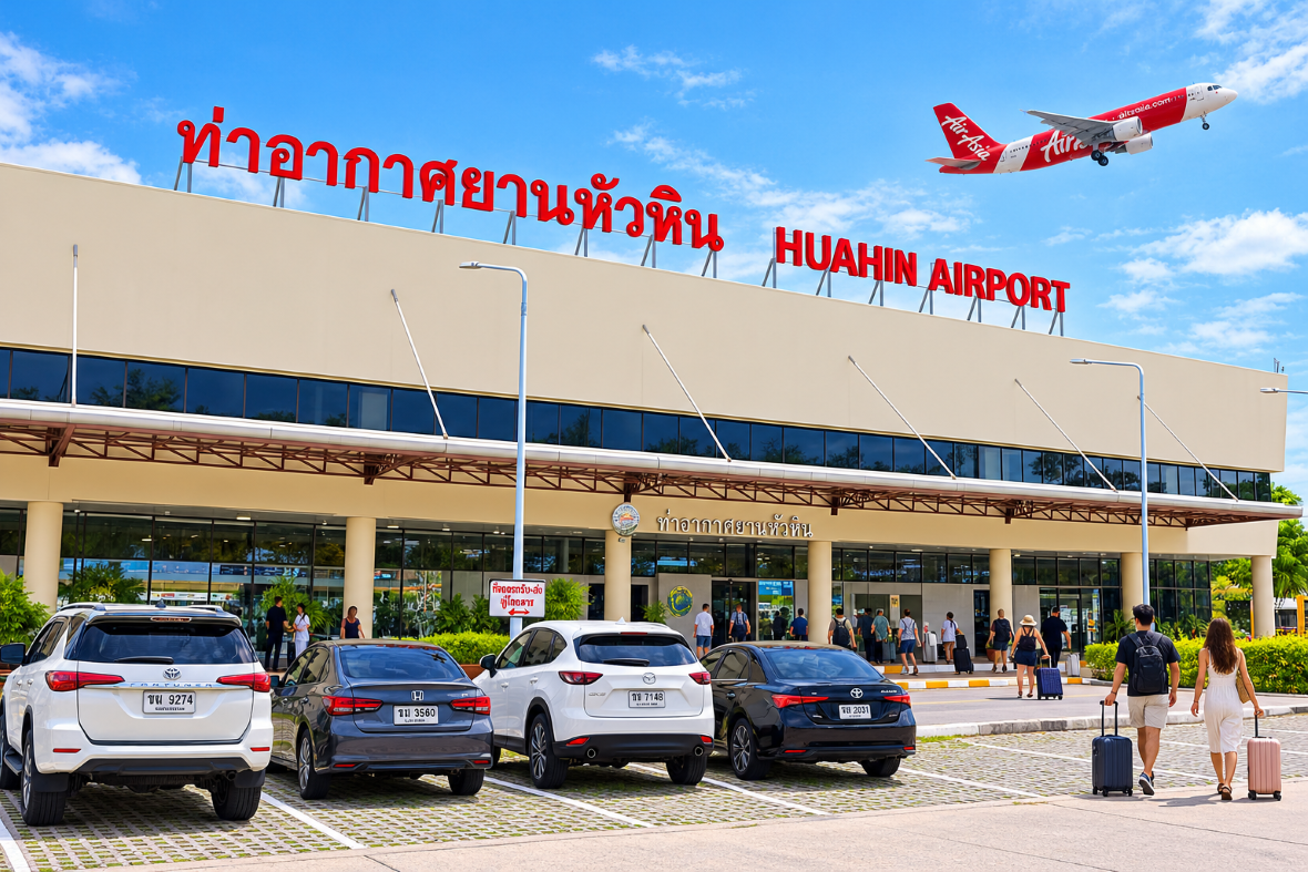 Hua Hin Airport (HHQ) — terminal and tarmac